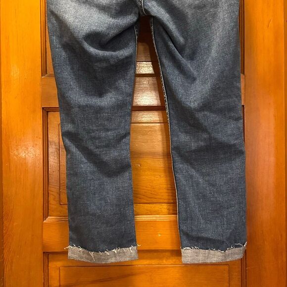 Silver Jeans Elyse Crop Denim Blue Jeans Capri Women’s Size W25 / L22.5 Light Wa - Picture 5 of 8